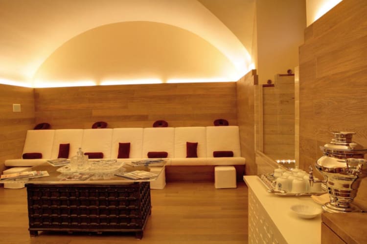 Spa seating area